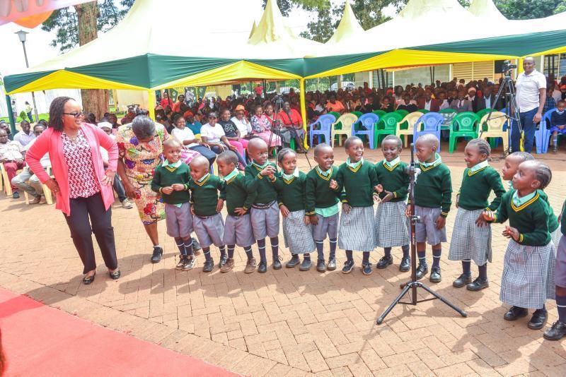Governor Anne Waiguru Distributes Free Uniforms to All ECDE Learners in Kirinyaga County.